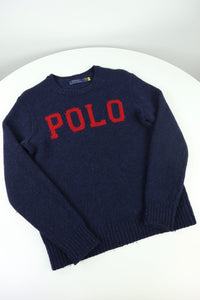Ralph Lauren wollen trui met ronde hals - S