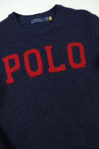 Ralph Lauren wollen trui met ronde hals - S