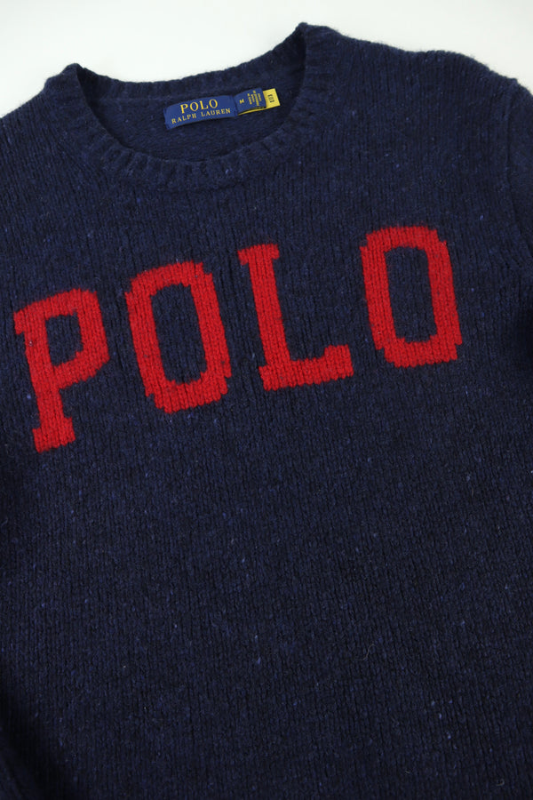 Ralph Lauren wollen trui met ronde hals - S
