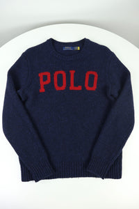 Ralph Lauren wollen trui met ronde hals - S