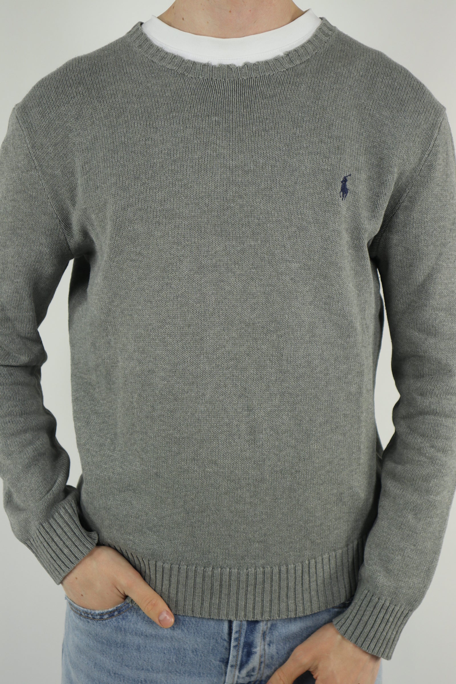 Ralph Lauren trui met ronde hals - M