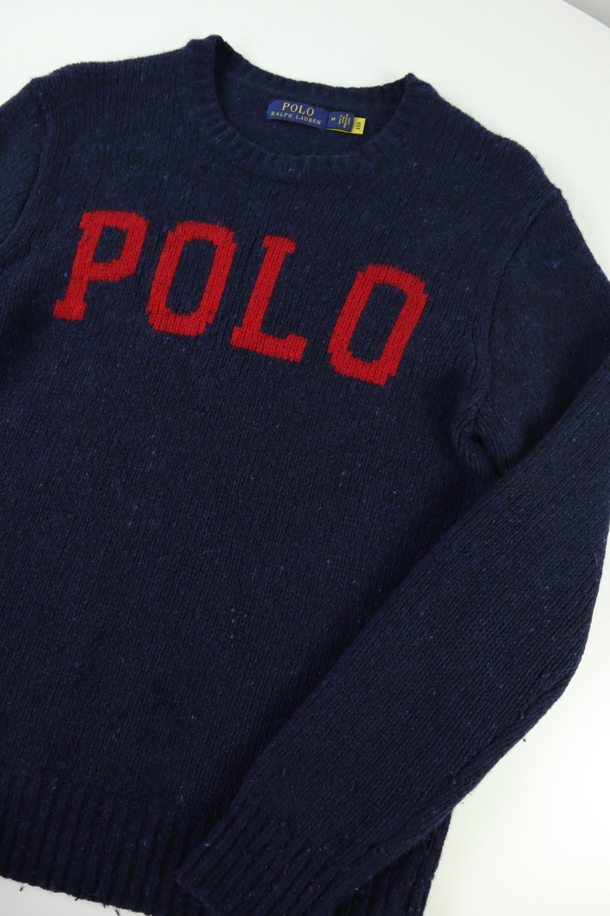 Ralph Lauren wollen trui met ronde hals - S