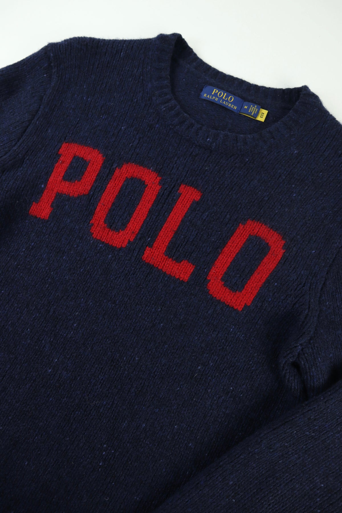 Ralph Lauren wollen trui met ronde hals - S