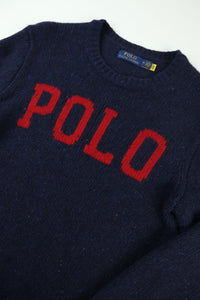 Ralph Lauren wollen trui met ronde hals - S
