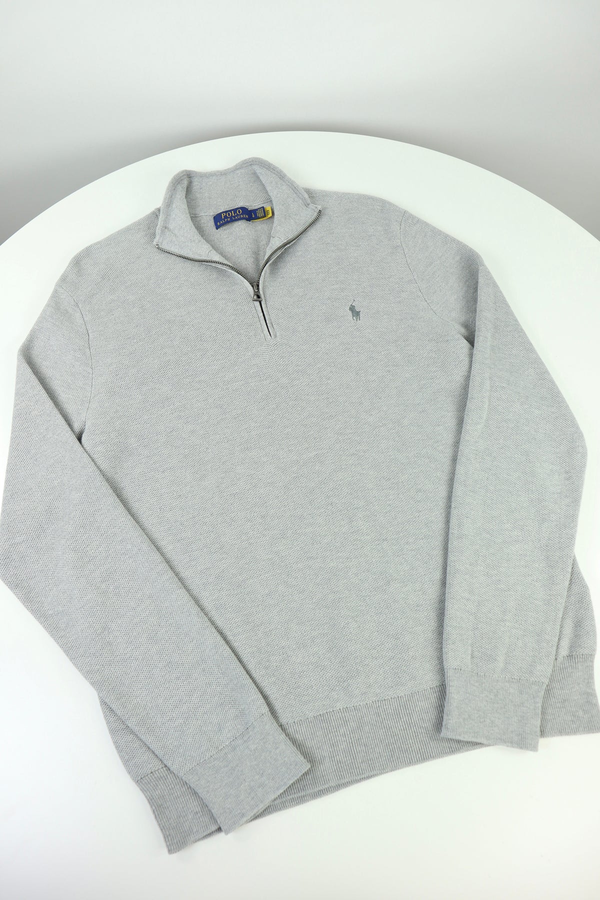 Ralph Lauren trui met kwart rits - L