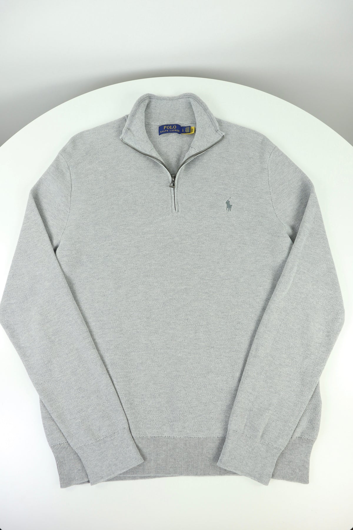 Ralph Lauren trui met kwart rits - L