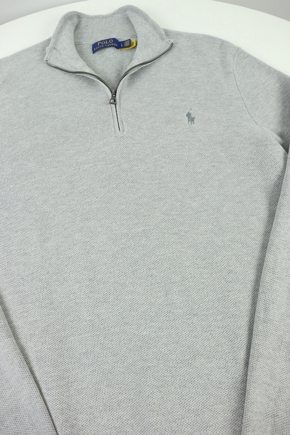 Ralph Lauren trui met kwart rits - L