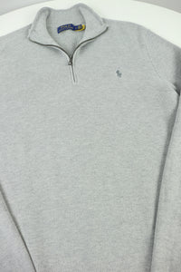 Ralph Lauren trui met kwart rits - L