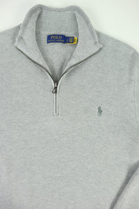 Ralph Lauren trui met kwart rits - L