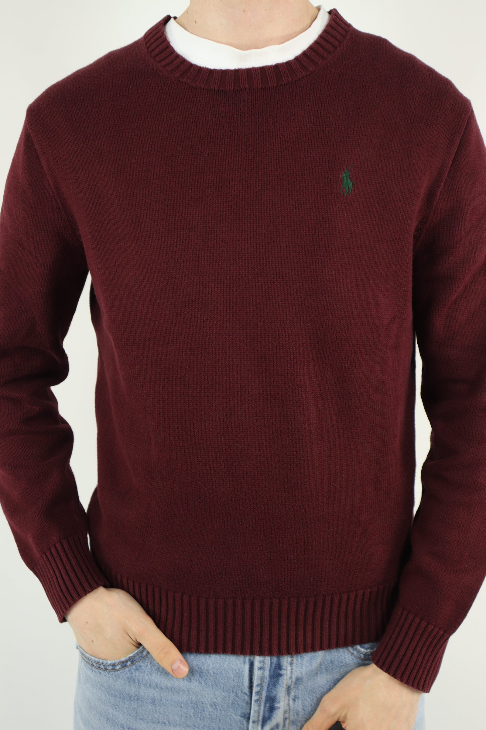 Ralph Lauren trui met ronde hals - M