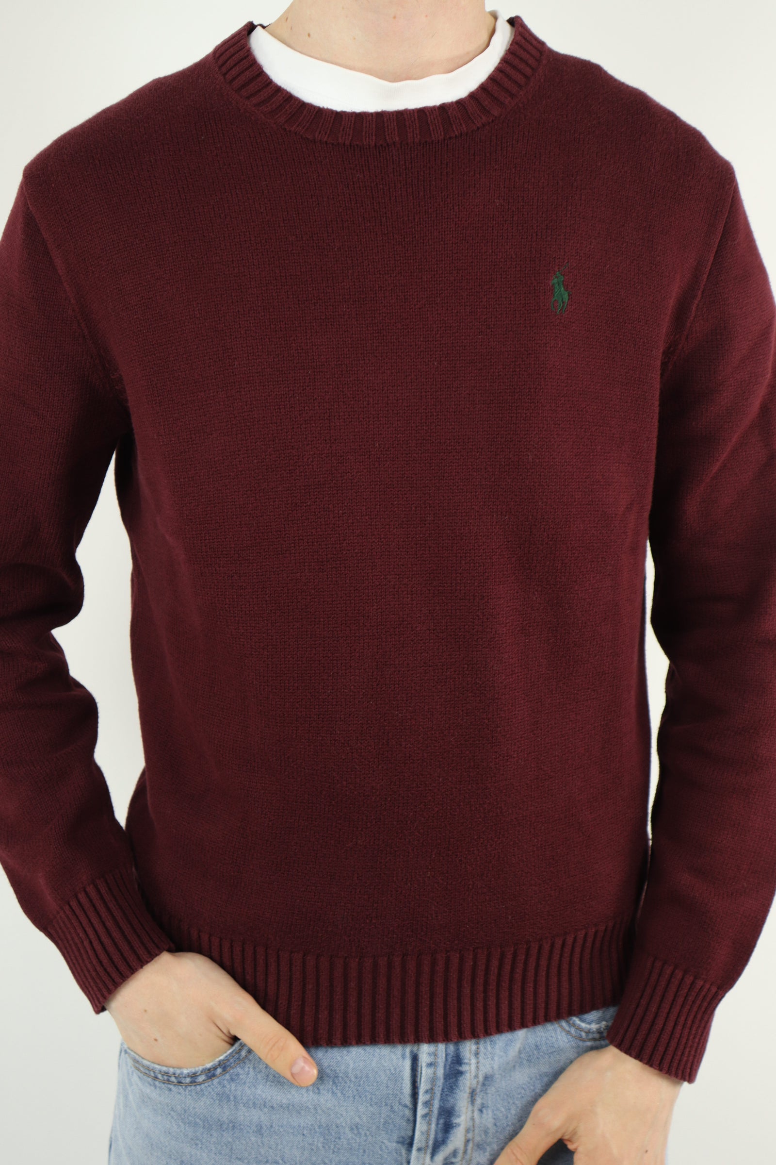 Ralph Lauren trui met ronde hals - M