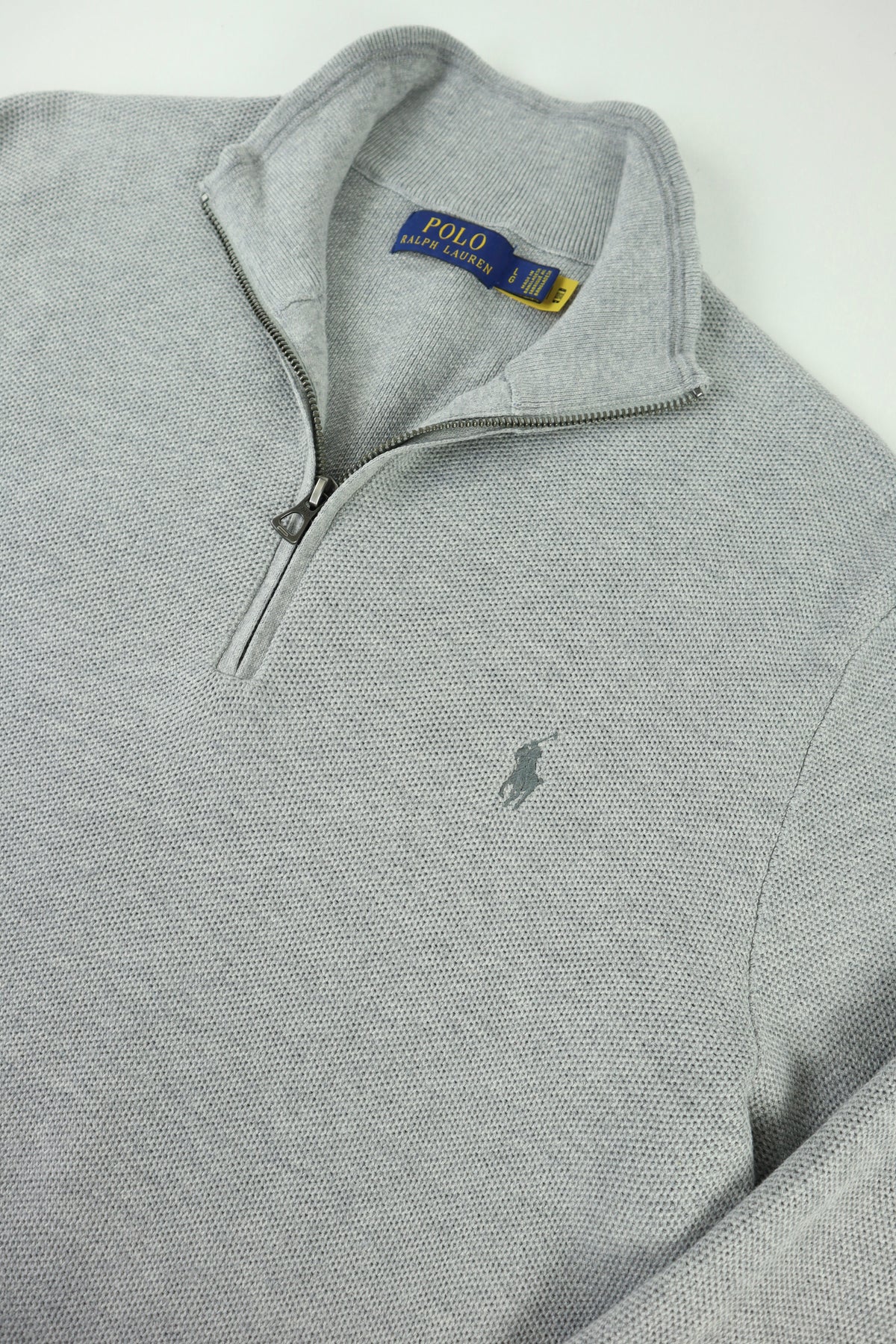 Ralph Lauren trui met kwart rits - L