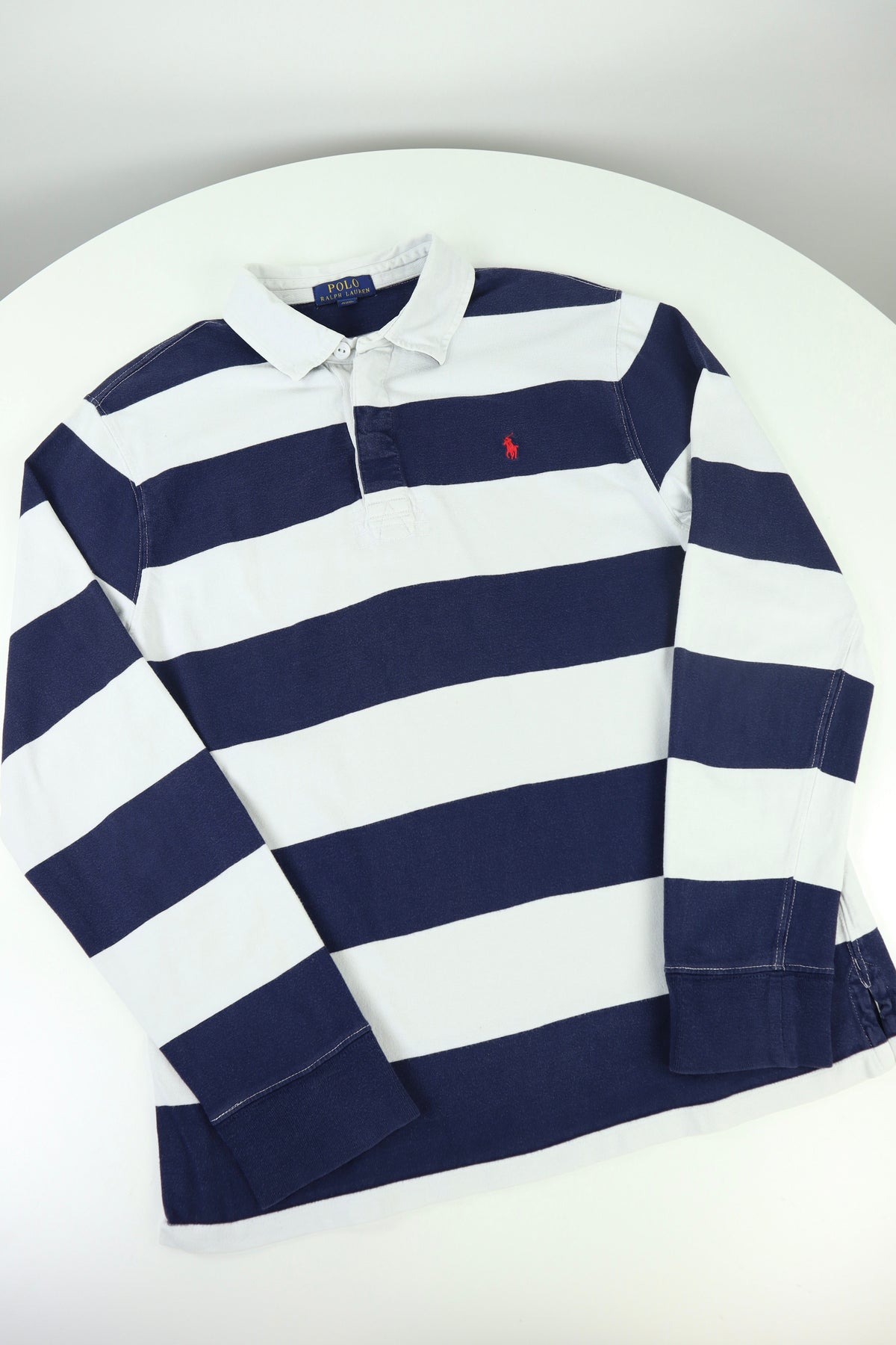 Ralph Lauren rugby polo shirt met lange mouw - S