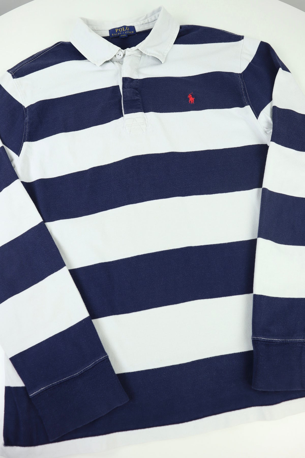 Ralph Lauren rugby polo shirt met lange mouw - S