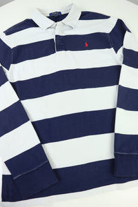 Ralph Lauren rugby polo shirt met lange mouw - S