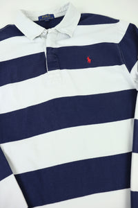 Ralph Lauren rugby polo shirt met lange mouw - S