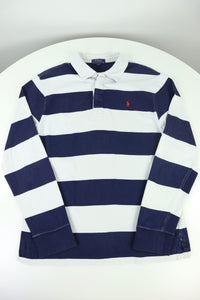Ralph Lauren rugby polo shirt met lange mouw - S