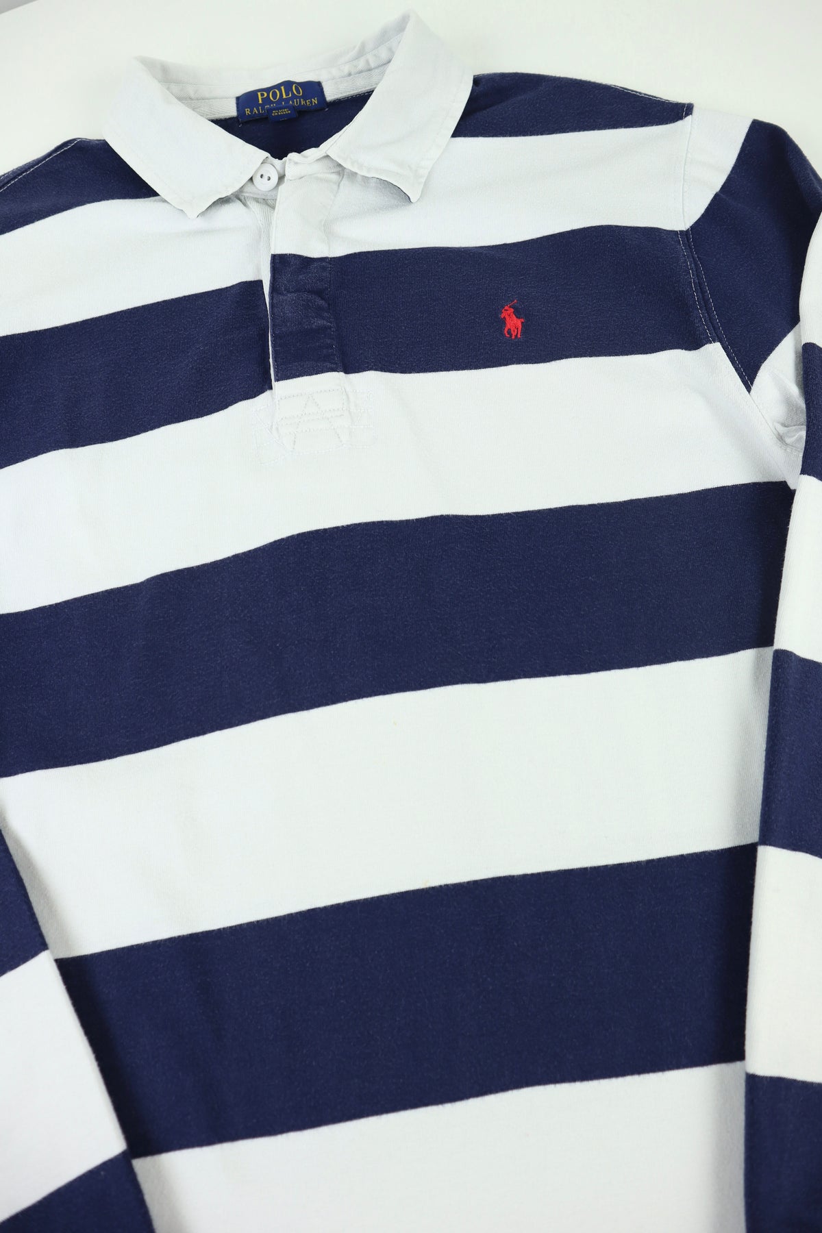 Ralph Lauren rugby polo shirt met lange mouw - S