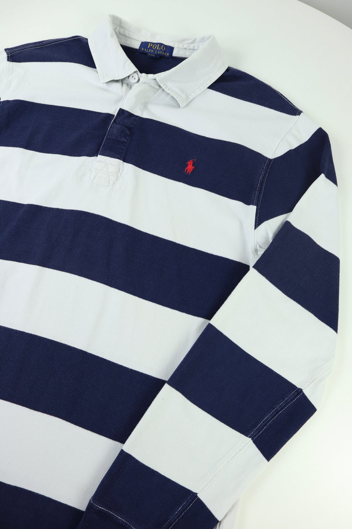 Ralph Lauren rugby polo shirt met lange mouw - S