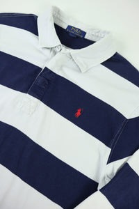Ralph Lauren rugby polo shirt met lange mouw - S