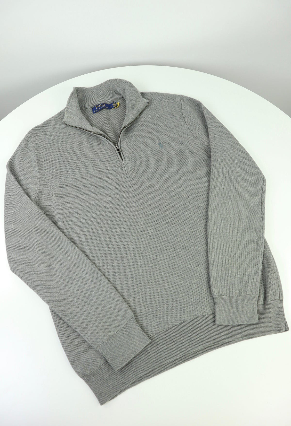 Ralph Lauren trui met kwart rits - M