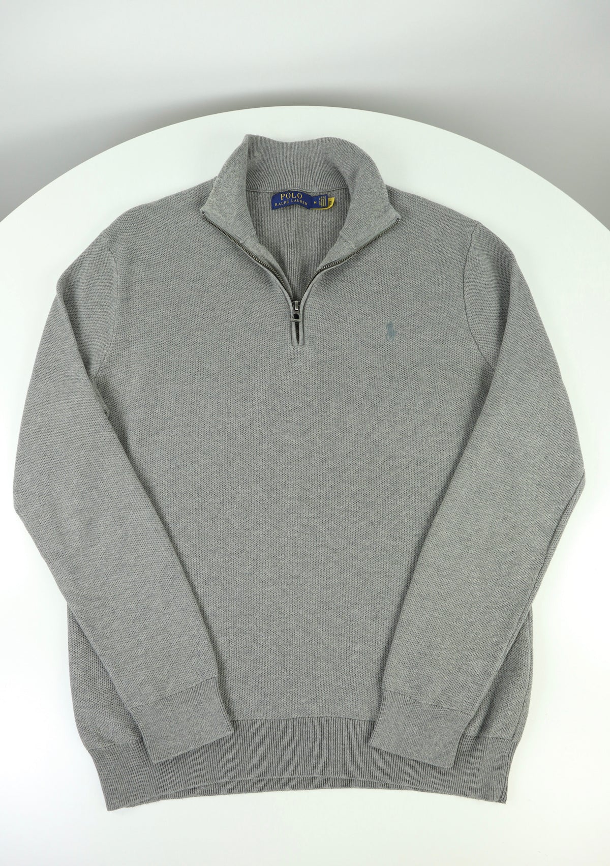 Ralph Lauren trui met kwart rits - M
