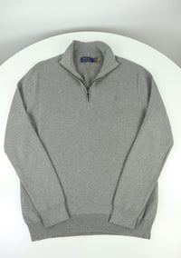 Ralph Lauren trui met kwart rits - M