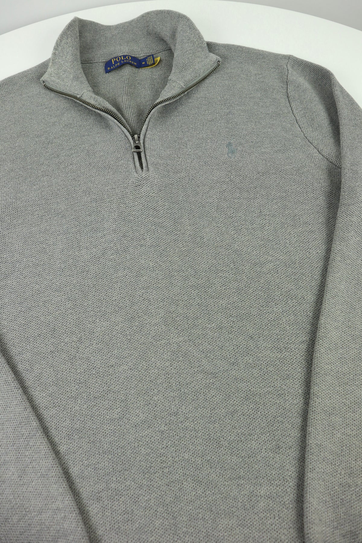 Ralph Lauren trui met kwart rits - M