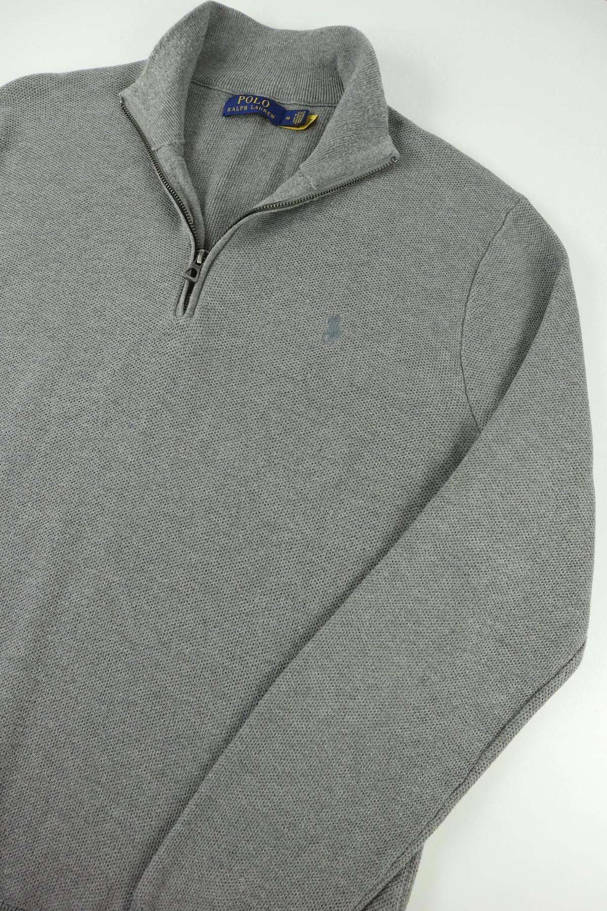 Ralph Lauren trui met kwart rits - M