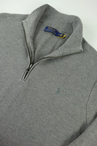 Ralph Lauren trui met kwart rits - M
