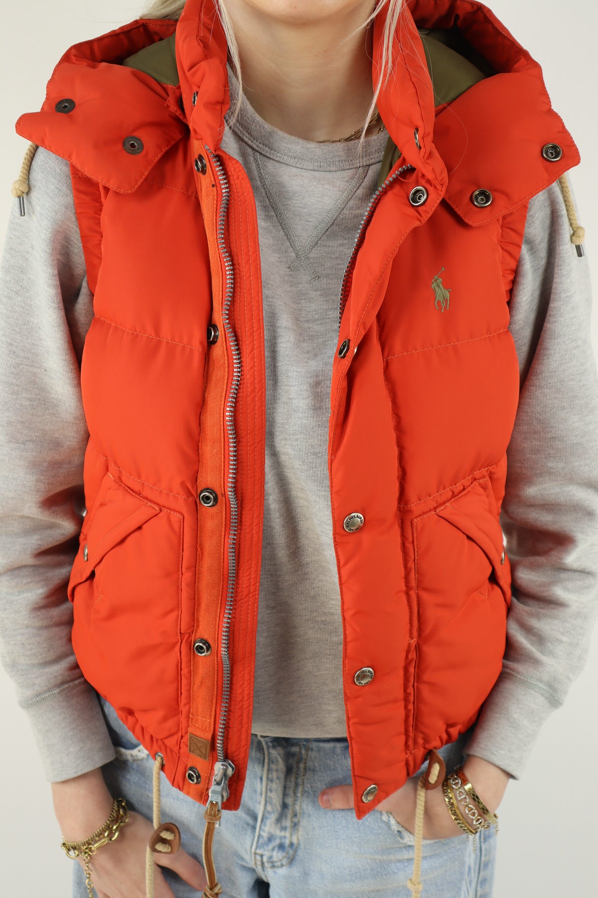 Ralph Lauren bodywarmer met capuchon - XS
