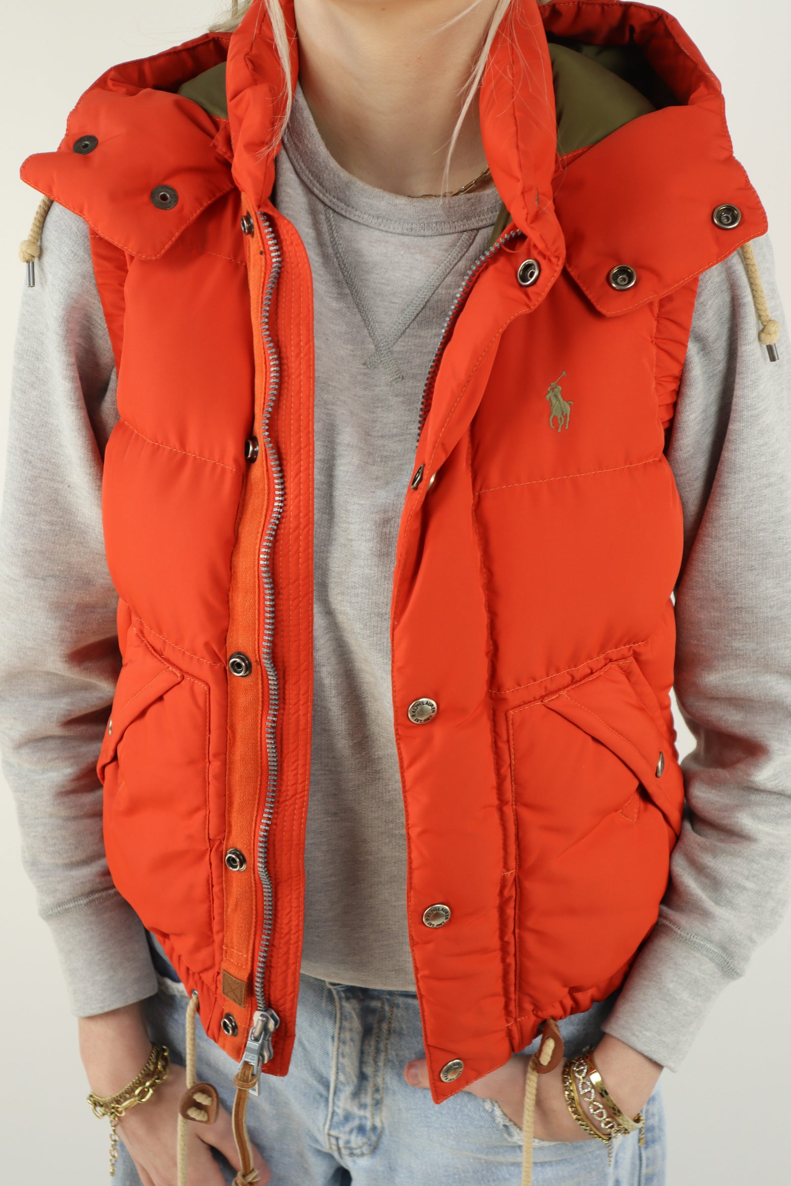 Ralph Lauren bodywarmer met capuchon - XS