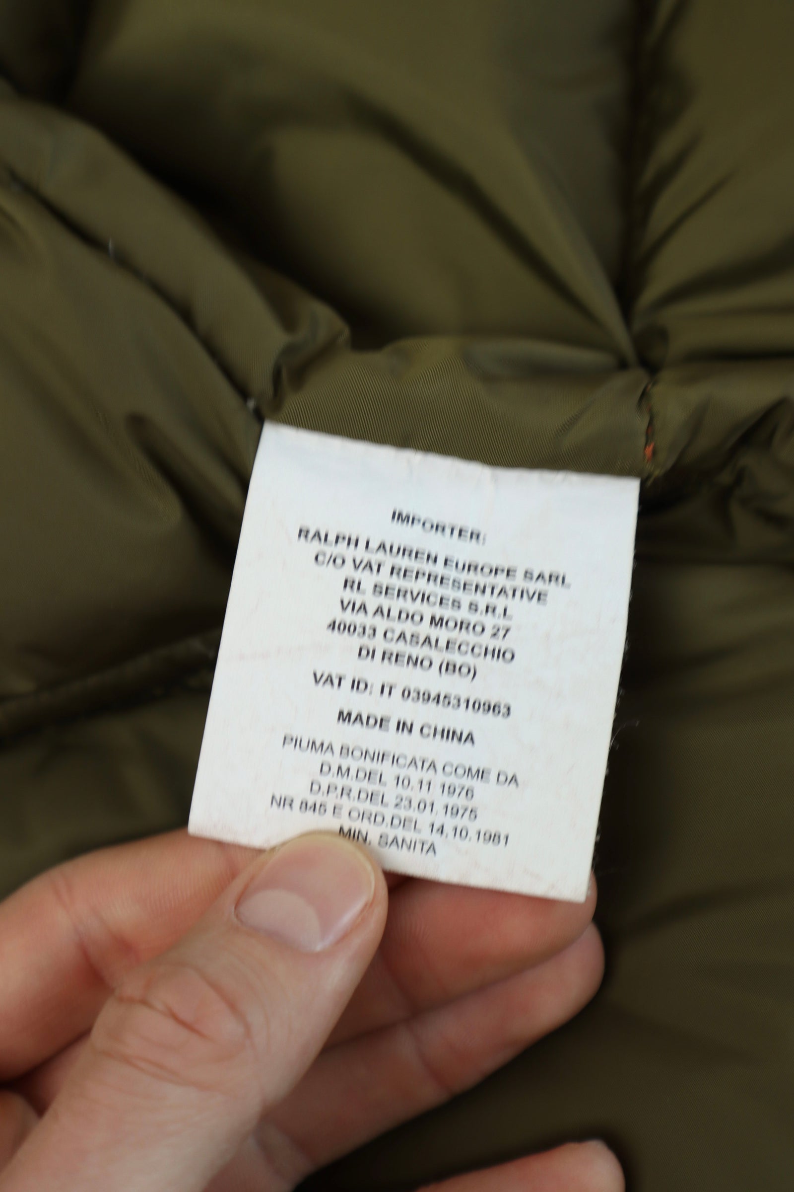 Ralph Lauren bodywarmer met capuchon - XS