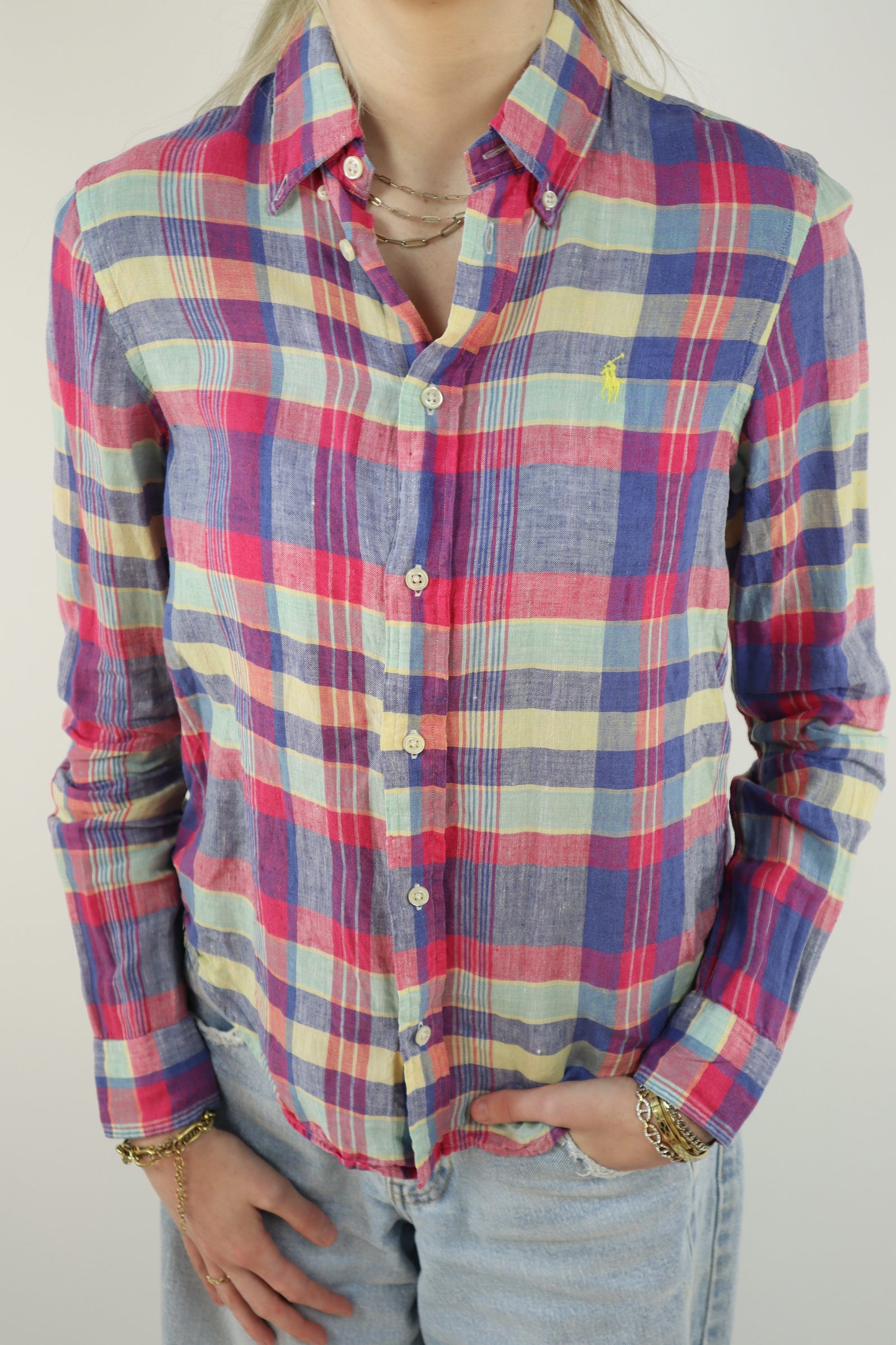 Ralph Lauren linnen overhemd - S (vrouwen)