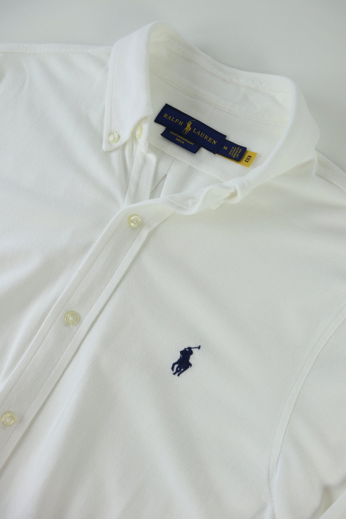 Ralph Lauren overhemd Featerweight mesh - M