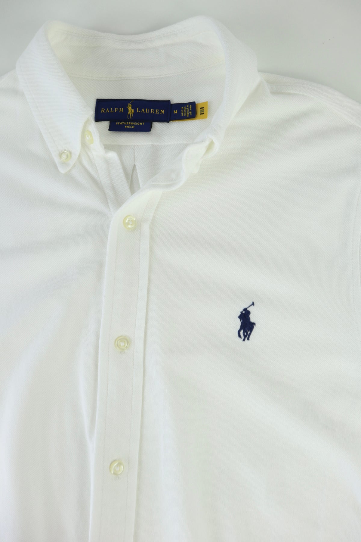 Ralph Lauren overhemd Featerweight mesh - M