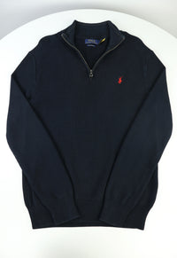 Ralph Lauren trui met kwart rits - S