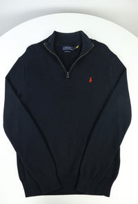 Ralph Lauren trui met kwart rits - S