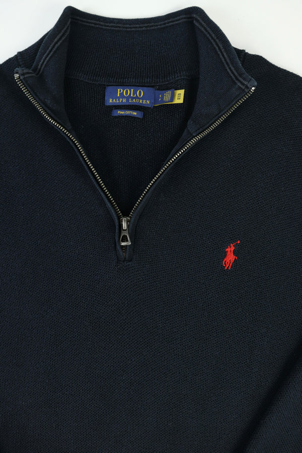 Ralph Lauren trui met kwart rits - S