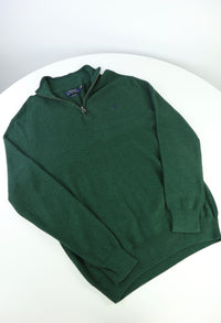 Ralph Lauren trui met kwart rits - M