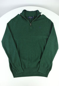 Ralph Lauren trui met kwart rits - M