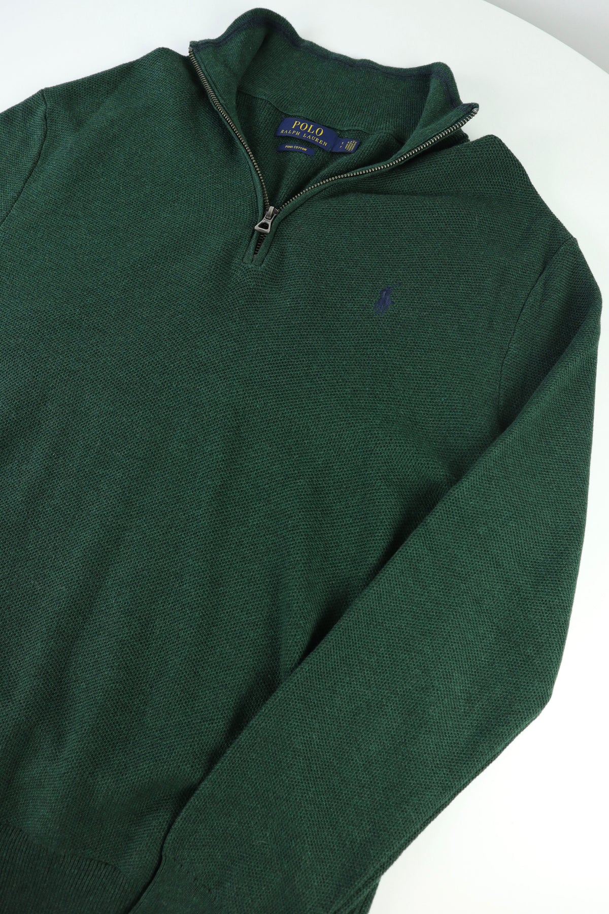 Ralph Lauren trui met kwart rits - M