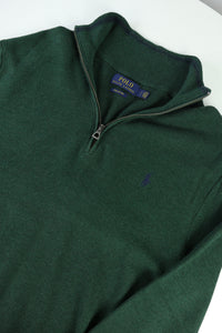 Ralph Lauren trui met kwart rits - M