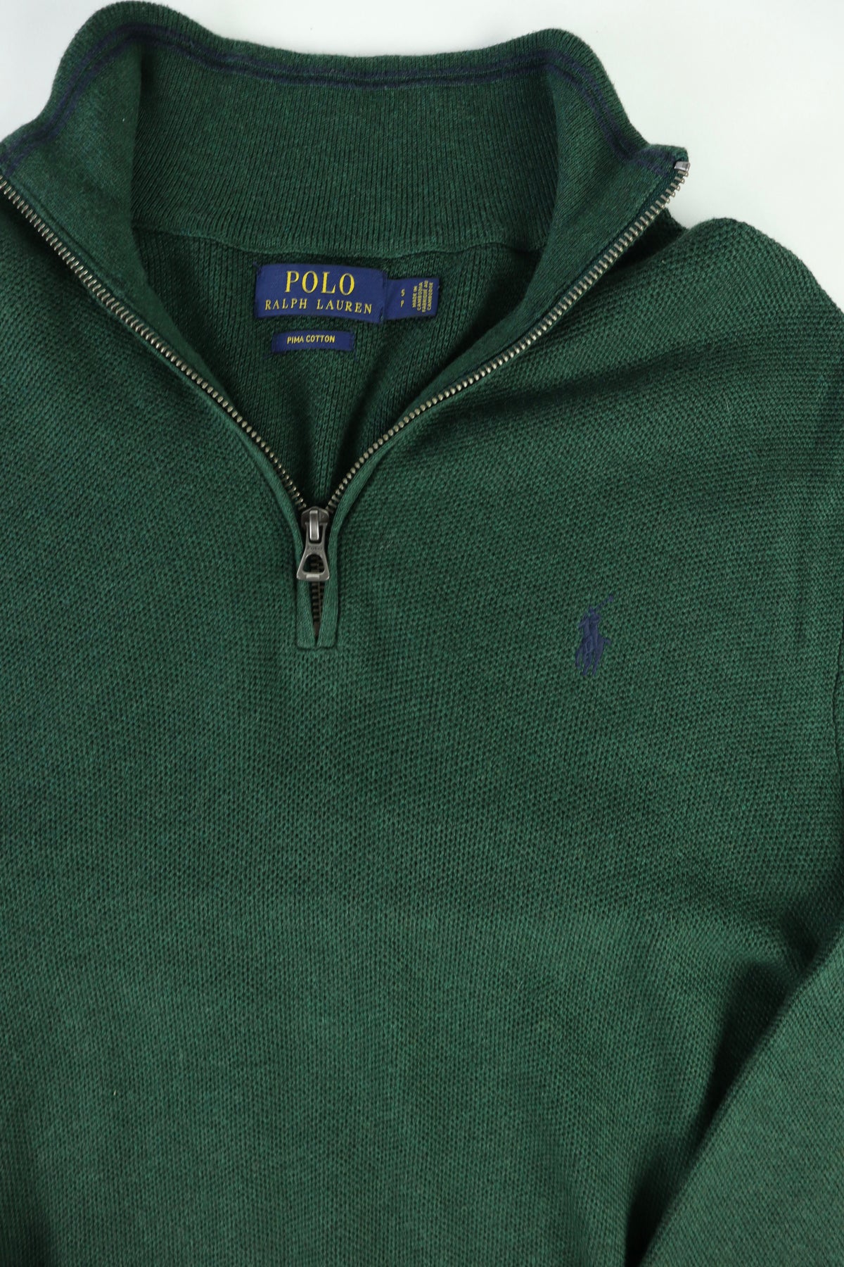 Ralph Lauren trui met kwart rits - M