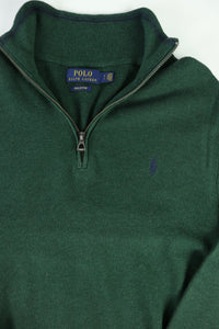 Ralph Lauren trui met kwart rits - M