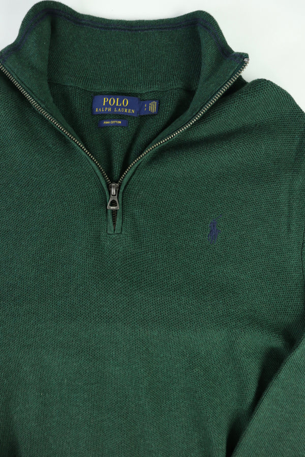 Ralph Lauren trui met kwart rits - M