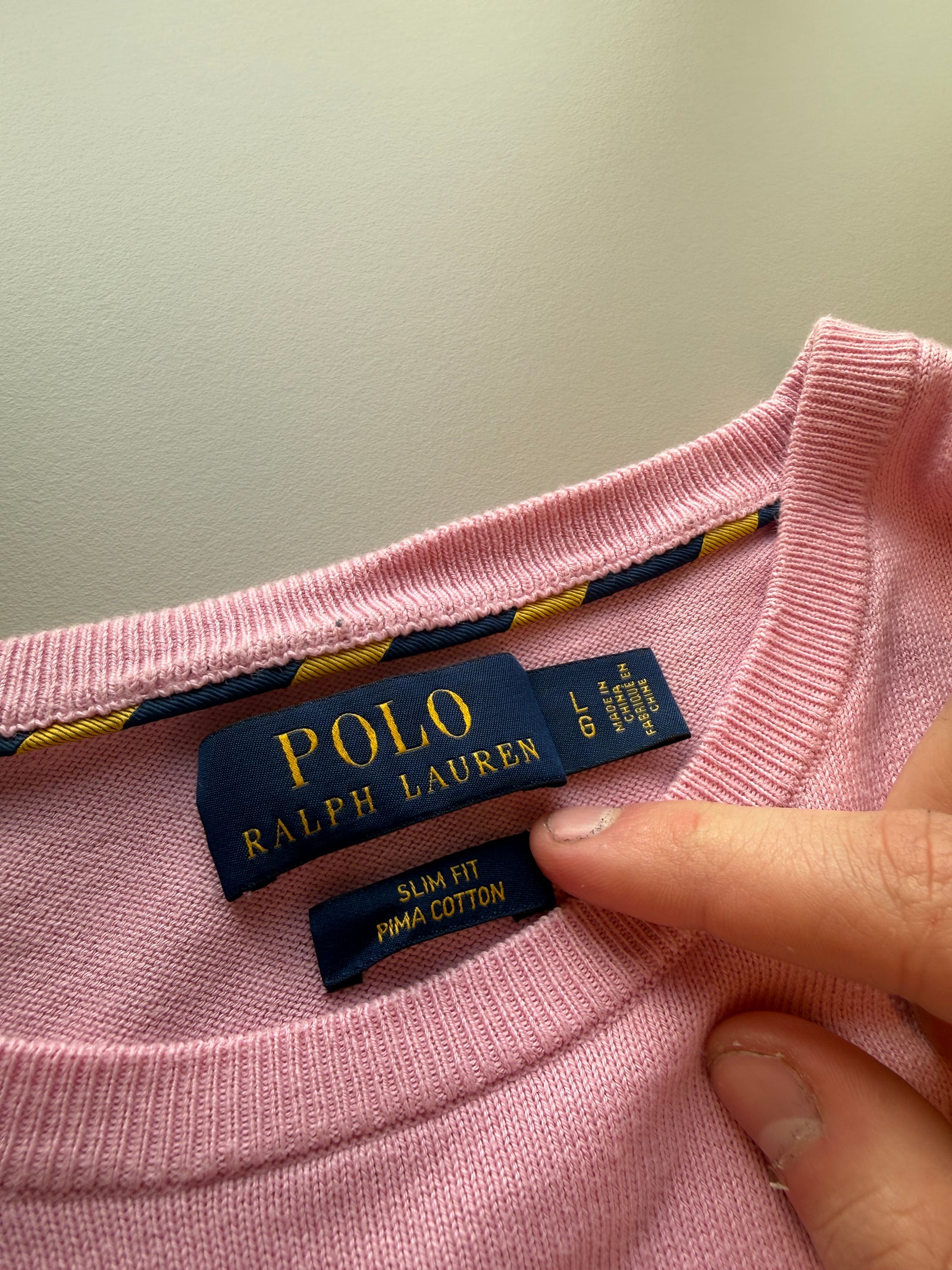 Ralph Lauren trui met ronde hals - L
