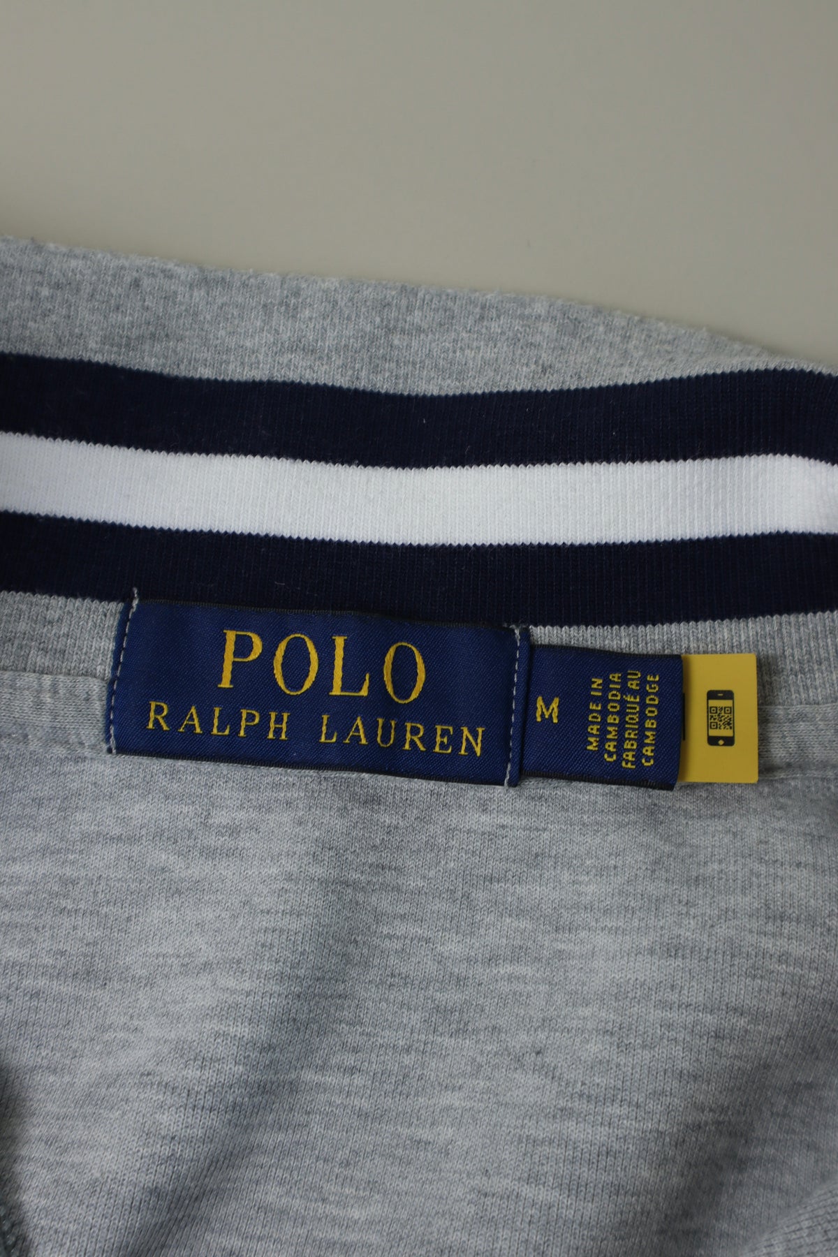 Ralph Lauren trui met kwart rits - M