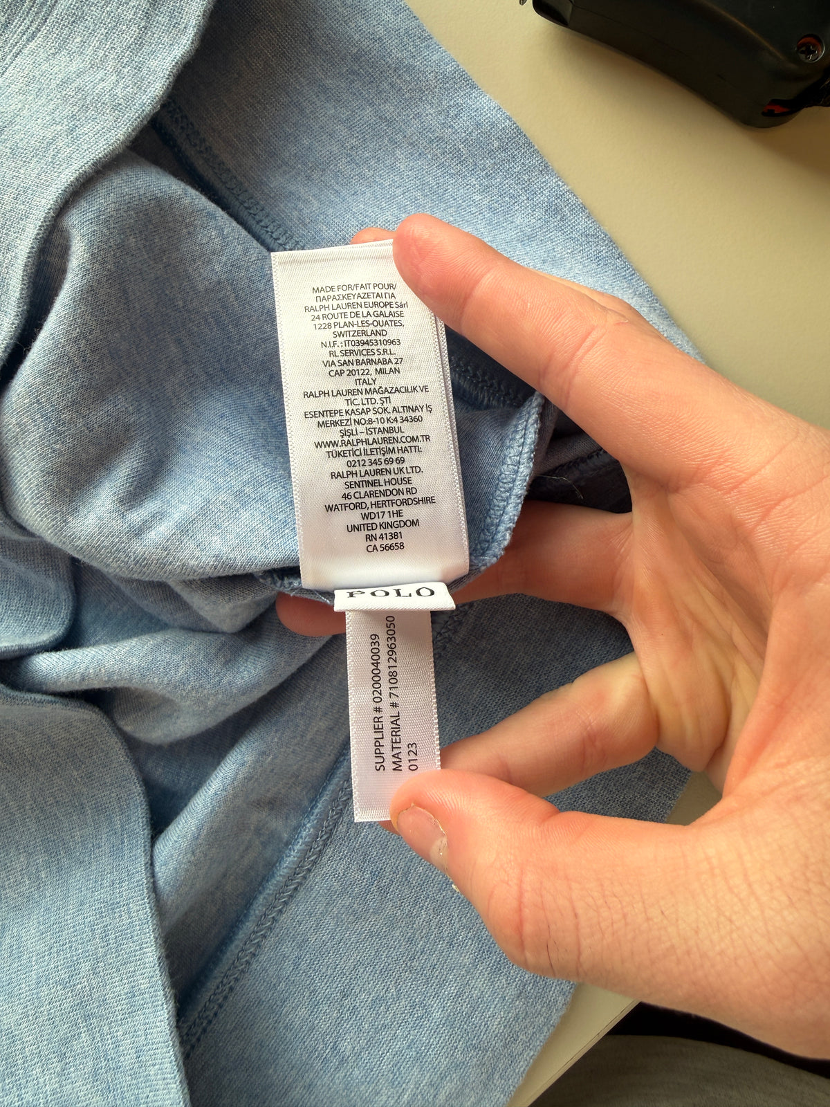 Ralph Lauren trui met kwart rits - S