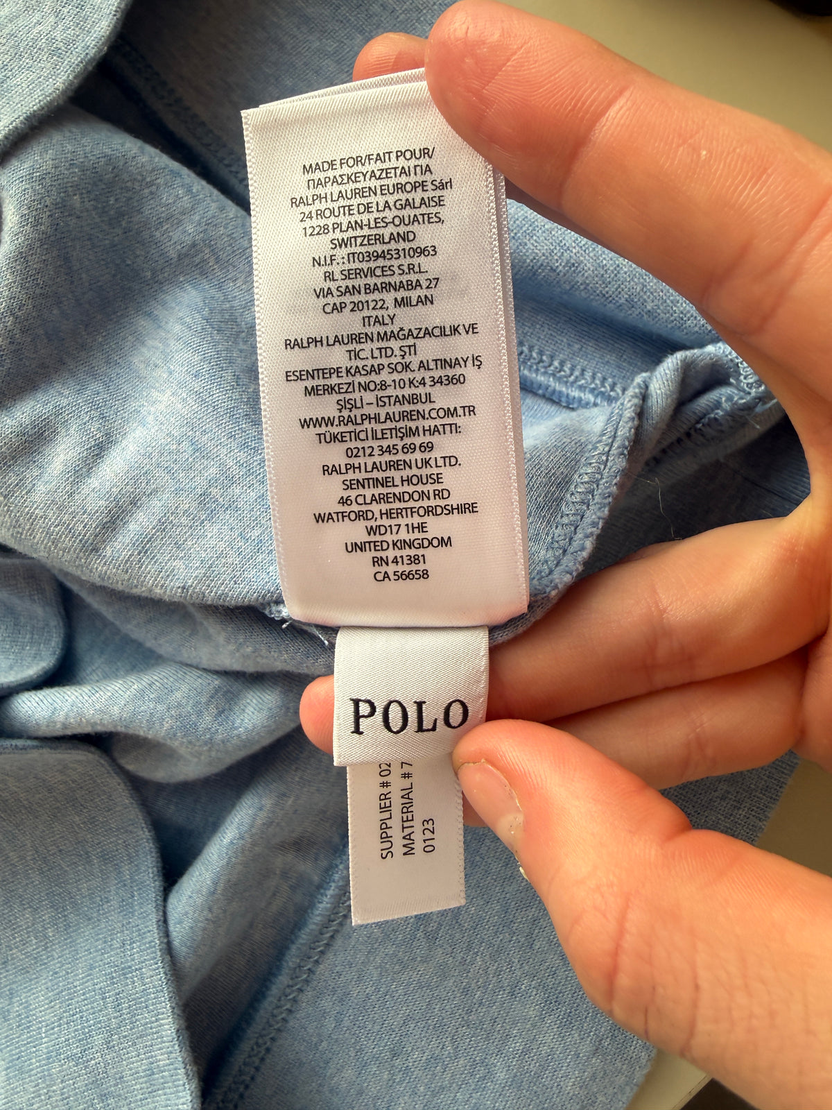 Ralph Lauren trui met kwart rits - S